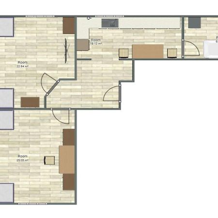 Zentral gelegenes Apartment in Mönchengladbach mit W-Lan Exterior foto